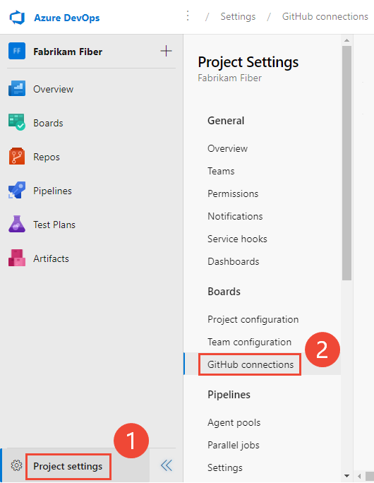 connect-an-azure-boards-or-azure-devops-project-to-a-github-repository