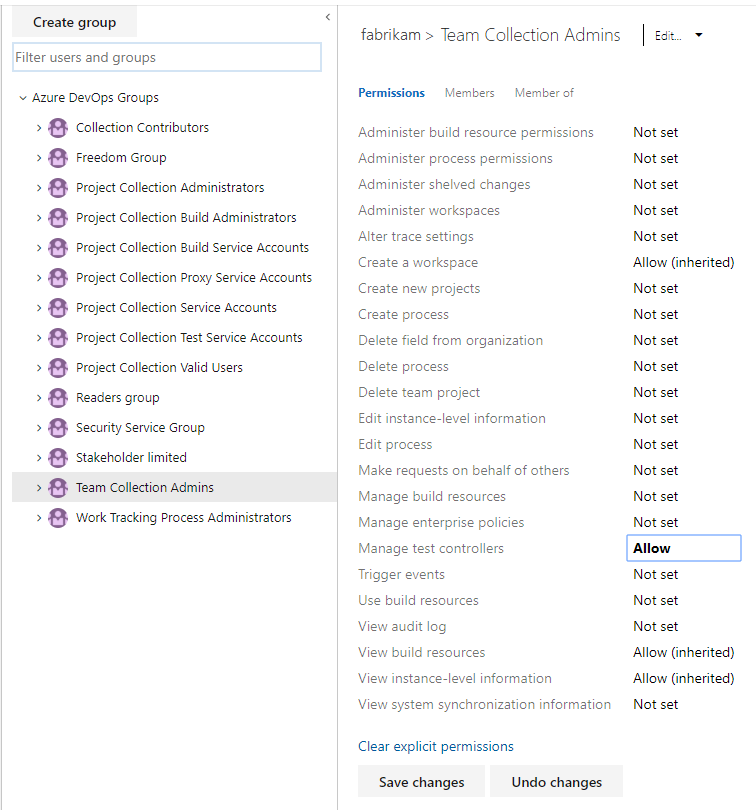 Set Permissions And Access For Manual Testing - Azure DevOps ...