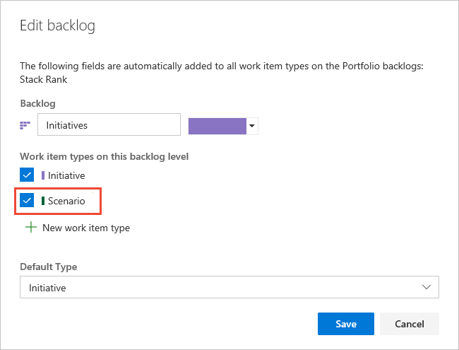 Deleting a backlog level removes the backlog and board associated with the level.