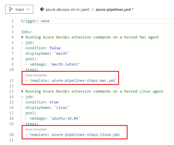 Execute Yaml Templates From Azure Devops Classic Pipeline Stack 