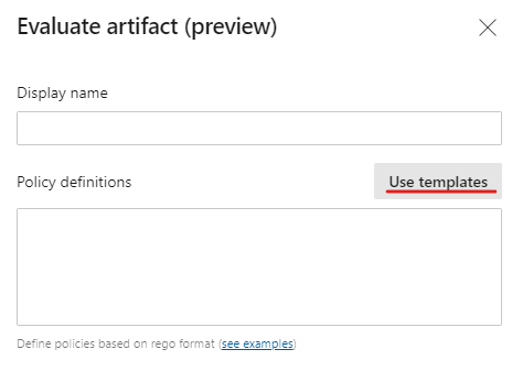 Enhancement to evaluate artifacts checks policy in pipelines.