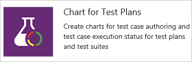 Screenshot of Chart for test plans widget.