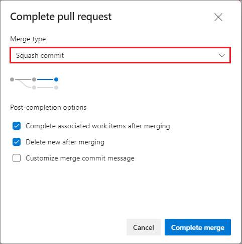 Merge strategies and squash merge - Azure Repos | Microsoft Learn