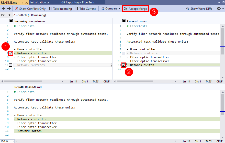 Resolve Git merge conflicts - Azure Repos | Microsoft Learn