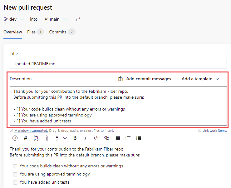 improve-pull-request-descriptions-with-pull-request-templates-azure