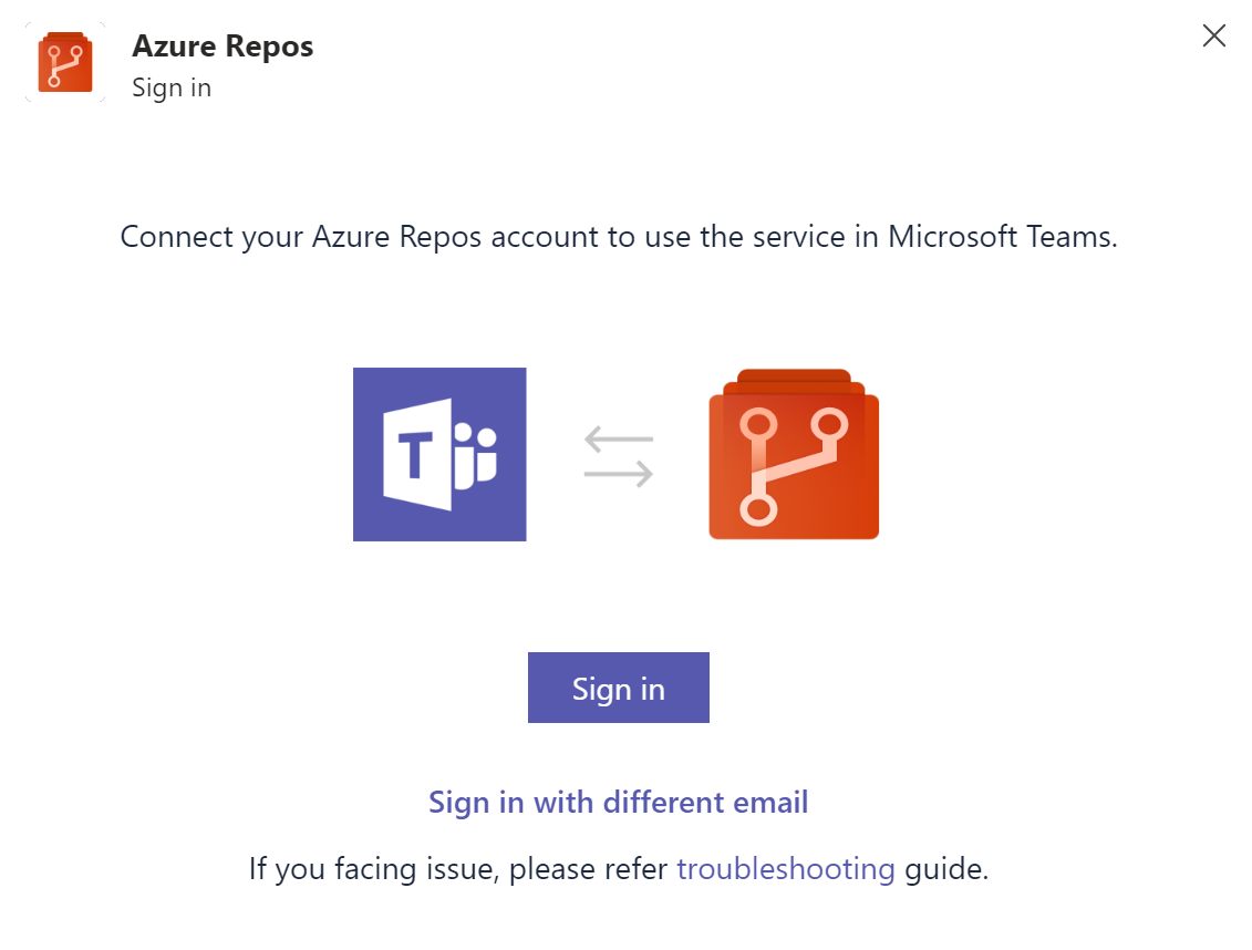 Azure Repos with Microsoft Teams - Azure Repos  Microsoft Learn