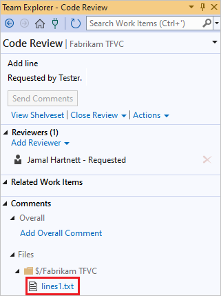 TFVC code review in Visual Studio - Azure Repos | Microsoft Learn