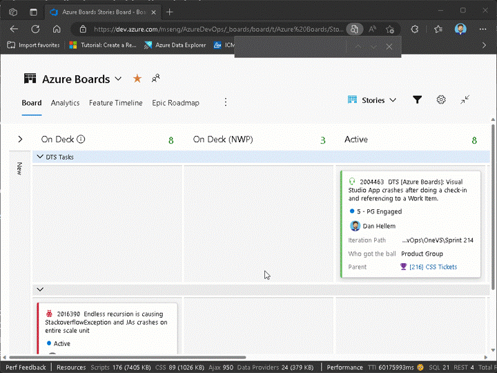 Gif to demo option to add color to swimlanes