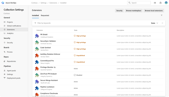 Manage high privilege scopes
