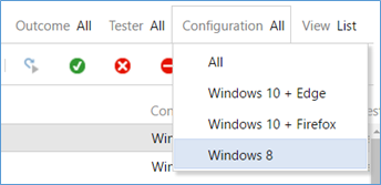 Configurations Filter