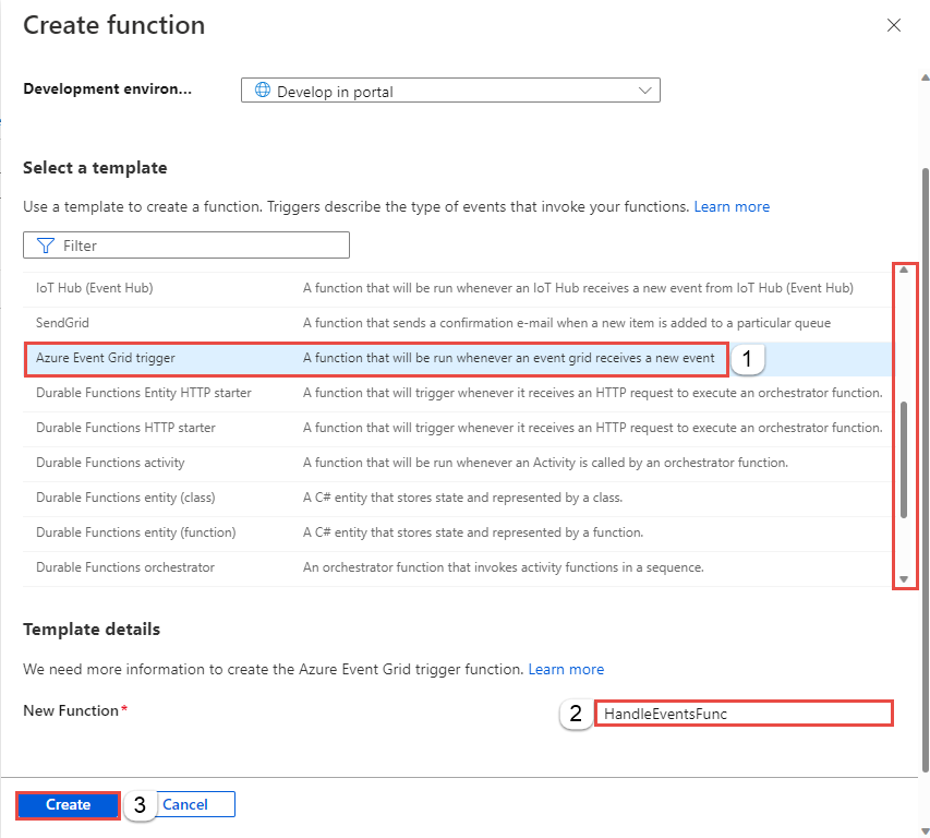 Quickstart: Send custom events to Azure Function - Event Grid - Azure Event  Grid | Microsoft Learn