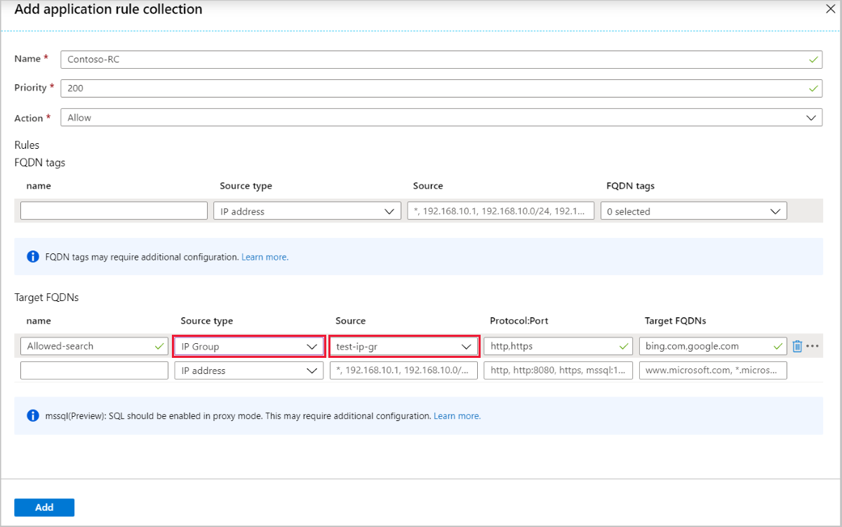 IP Groups in Azure Firewall | Microsoft Learn