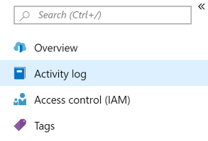 Activity log