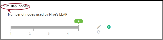 `Number of Nodes for LLAP service`.