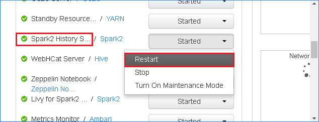 Restart the Spark History Server in Apache Ambari.