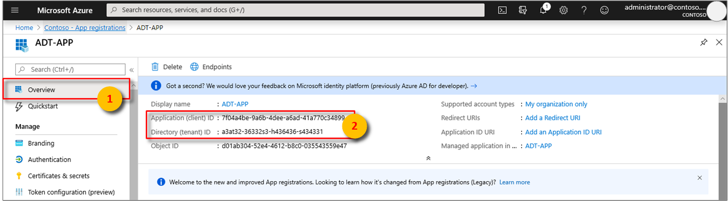Azure Active Directory application ID