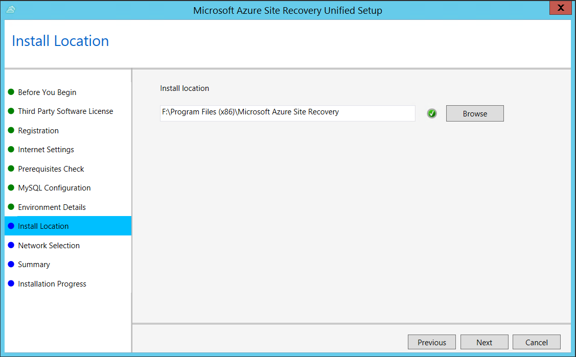 Set up disaster recovery of physical on-premises servers with