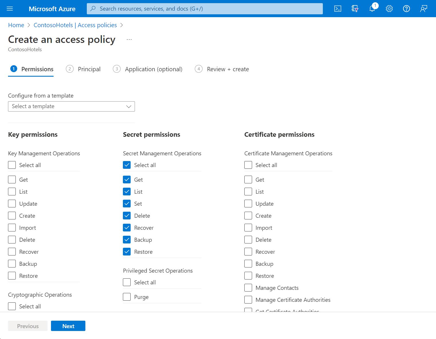 Azure Key Vault Access Token Resource Url