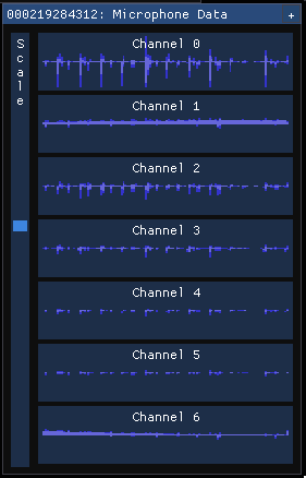 Microphone input view