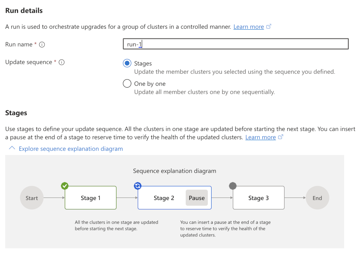Orchestrate updates across multiple clusters by using azure kubernetes