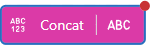 Screenshot showing the disconnected function, Concat.