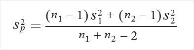 AML_Ttest-pooledSTD1 formula for pooled standard distribution