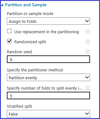 Partition and sample