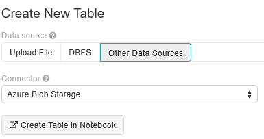 Databricks table creation