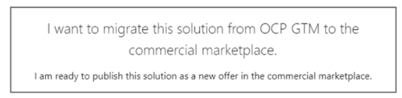 I want to migrate this solution to commercial marketplace