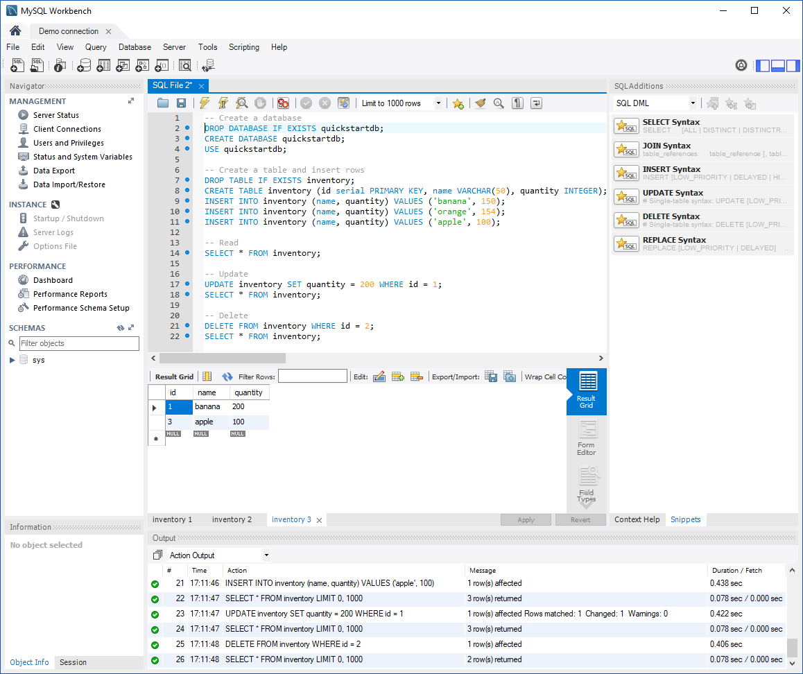 quickstart-connect-mysql-workbench-azure-database-for-mysql