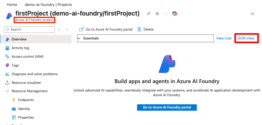 Screenshot of Foundry details.