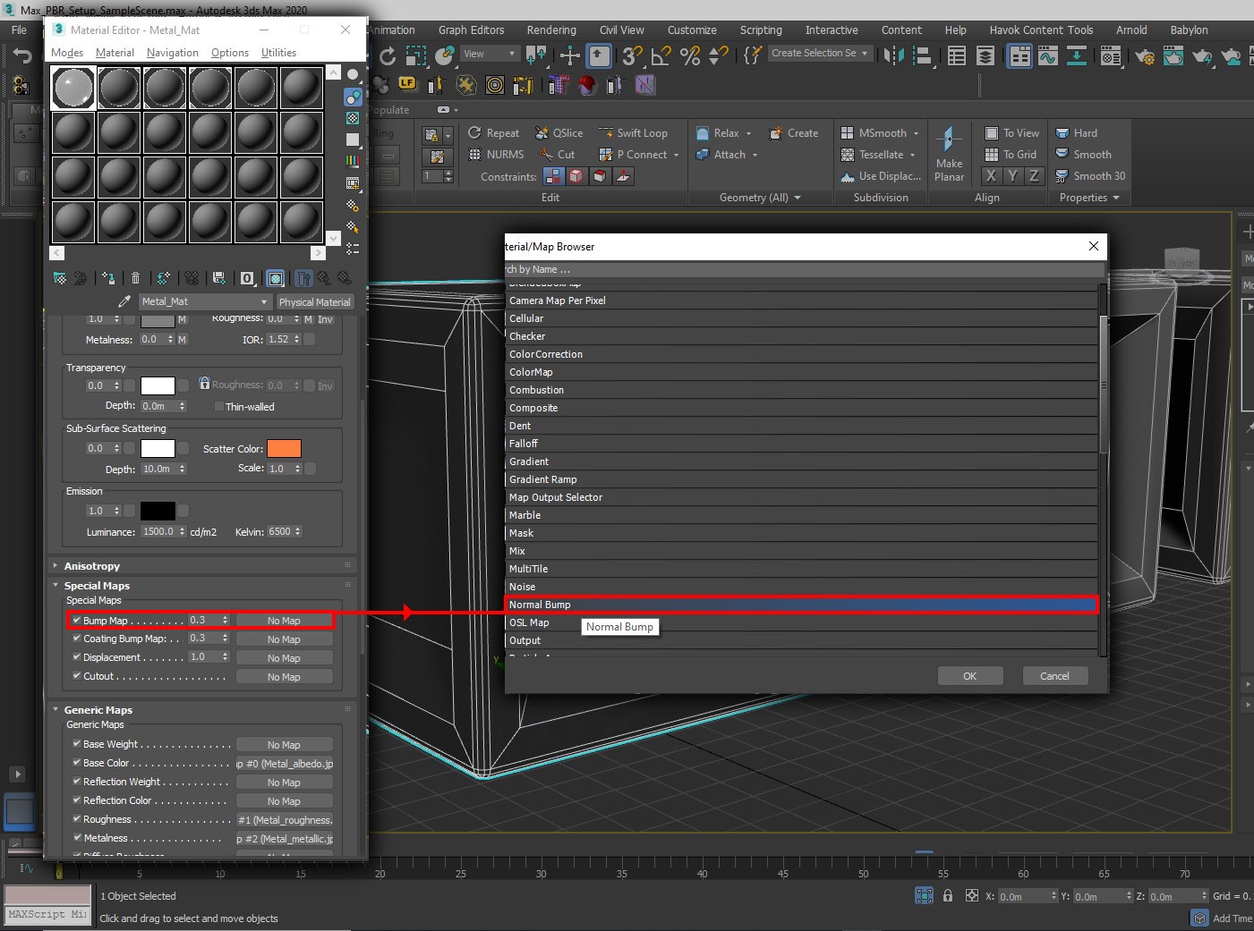 Set up PBR materials in 3ds Max - Azure Remote Rendering | Microsoft Learn