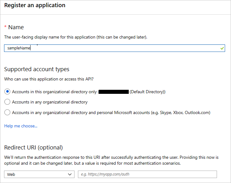 Configure Azure AD app registration