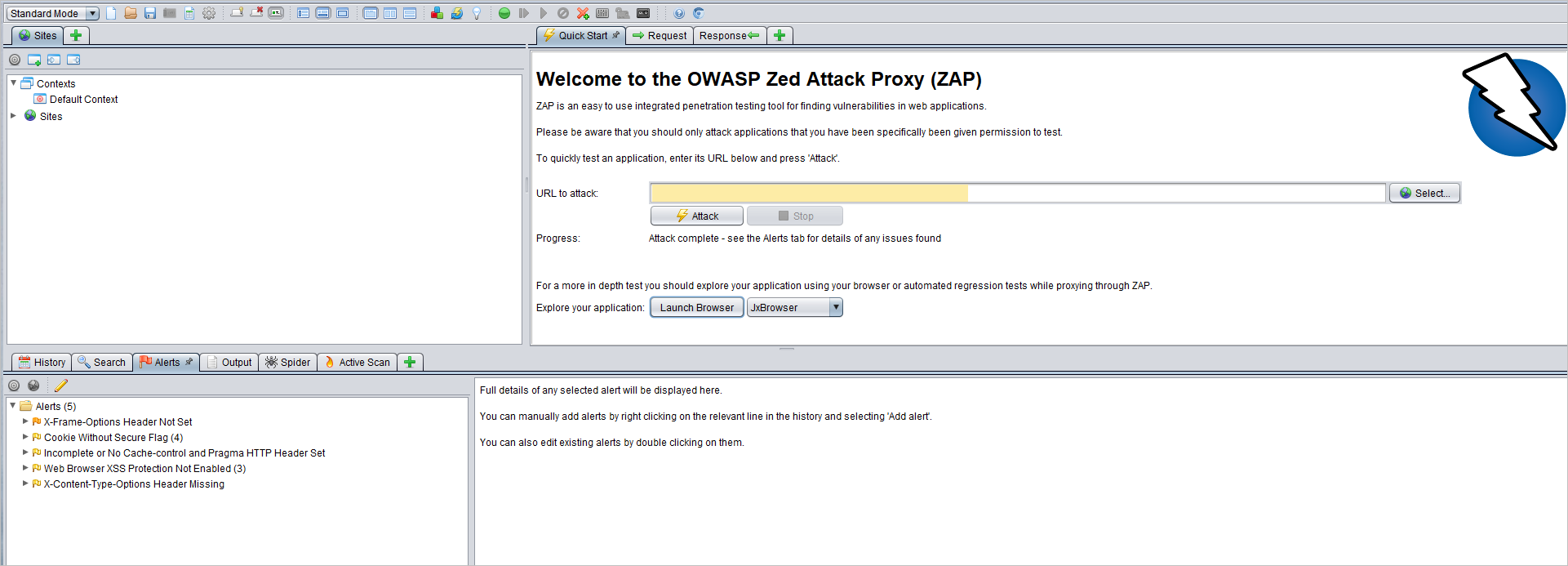 ZAP tool