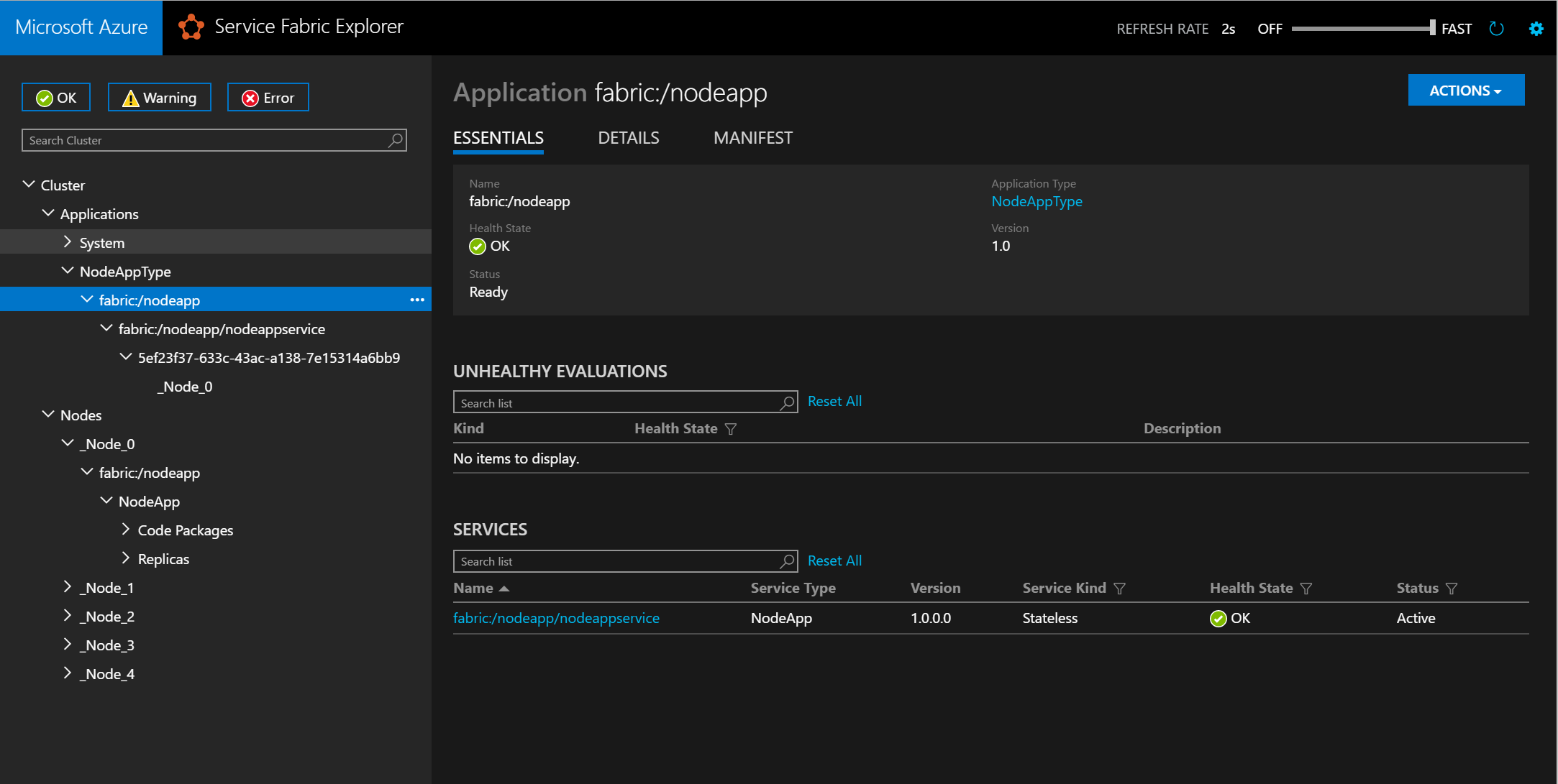 Deploy an existing executable to Azure Service Fabric - Azure