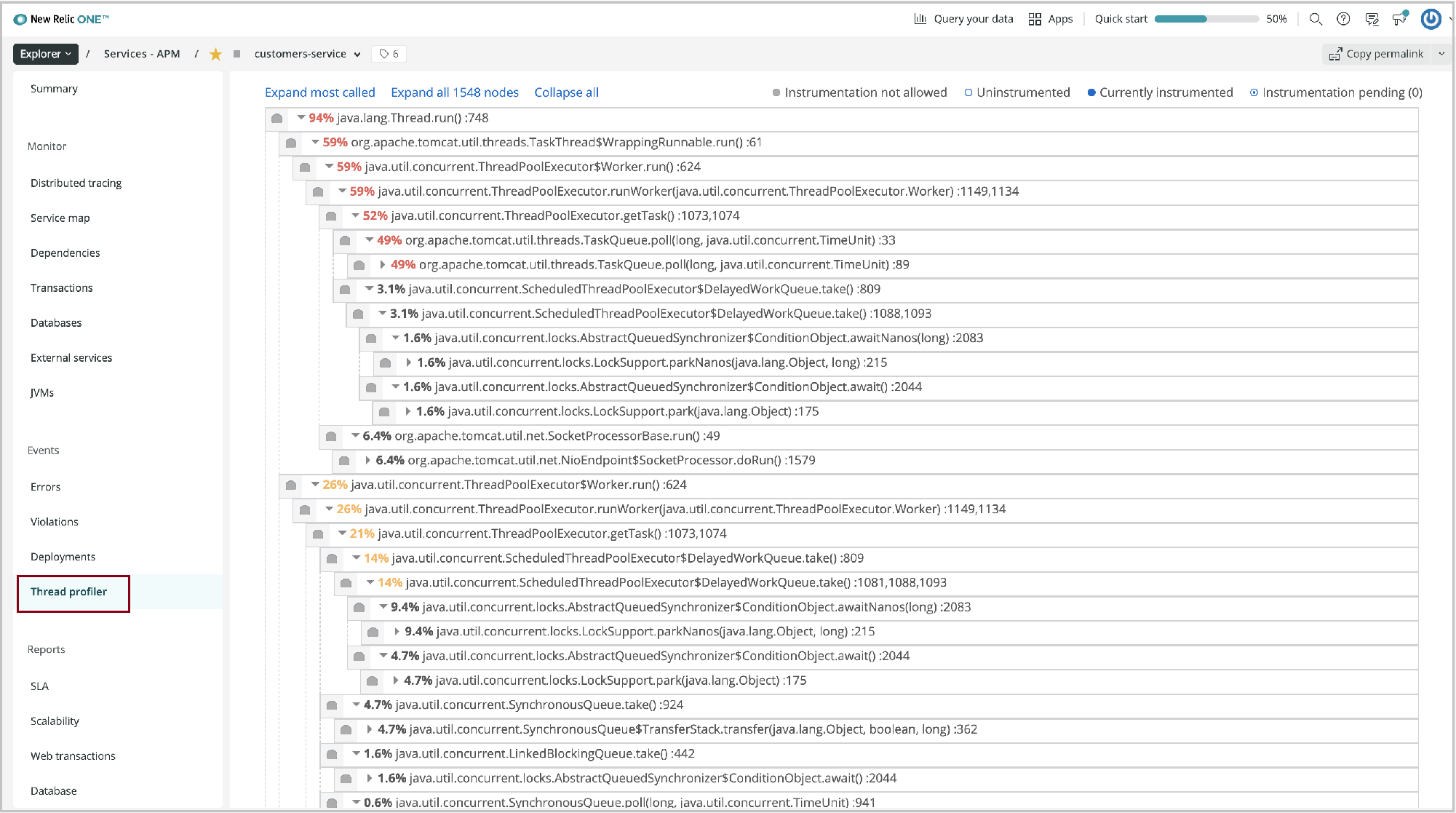 How to monitor Spring Boot apps using New Relic Java agent Azure