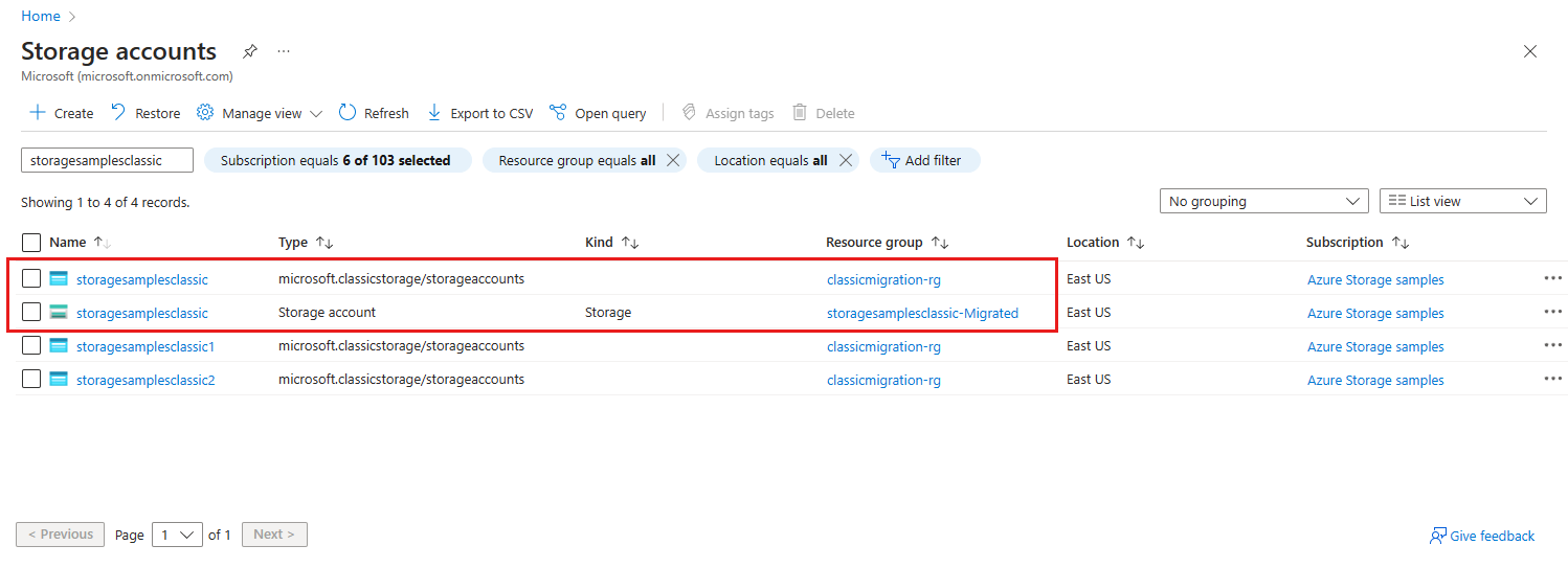 Screenshot showing the results of the Prepare step in the Azure portal.