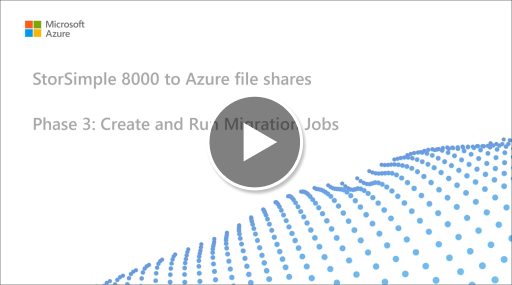 Create and run migration jobs - click to play!