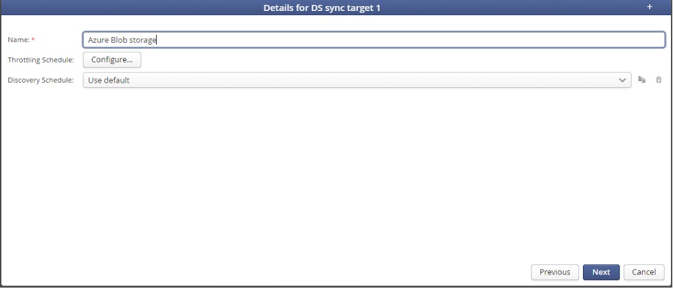 Screenshot of DobiSync Sync Target Details UI