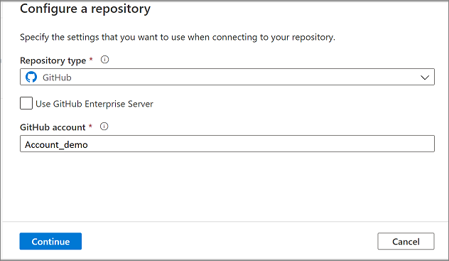 GitHub repository settings
