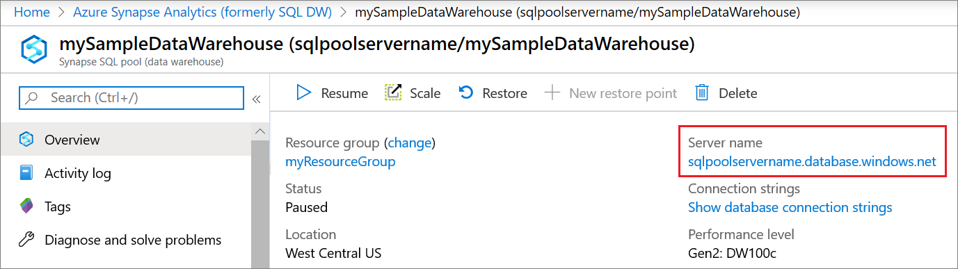 Connect to Synapse SQL - Azure Synapse Analytics