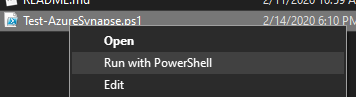 Run downloaded script file with PowerShell