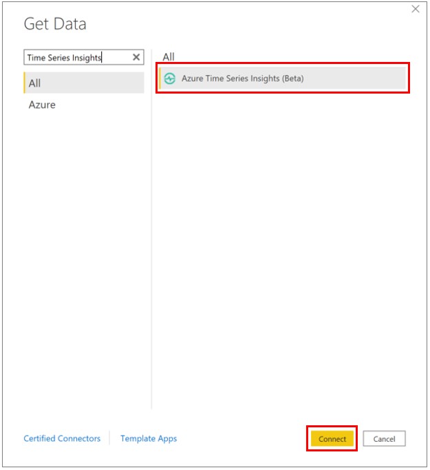 Connect Power BI to Azure Time Series Insights