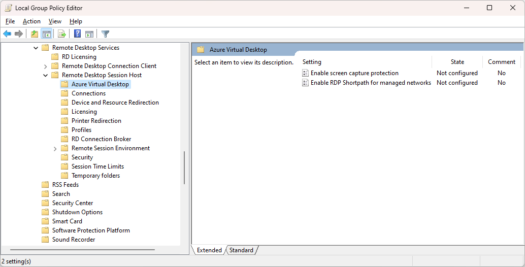 Azure Virtual Desktop screen capture protection - Azure | Microsoft Learn