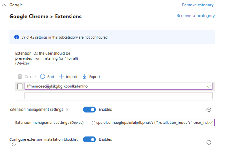 Chrome Complete Policy