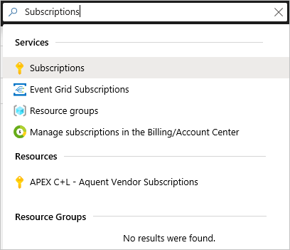 A screenshot of the search results for "Azure Active Directory" in the Azure portal. The search result for "Services" is highlighted.