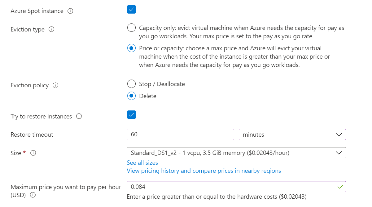 Create a scale set with Azure Spot Virtual Machines
