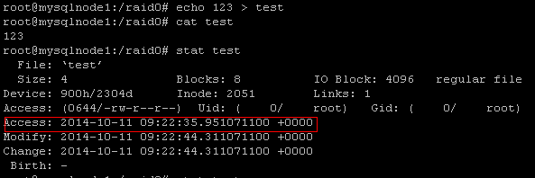 Code before access modification