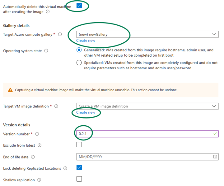 Screenshot of an example of the drop-down selection.