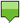 Icon of a green rectangle polygonal pushpin.